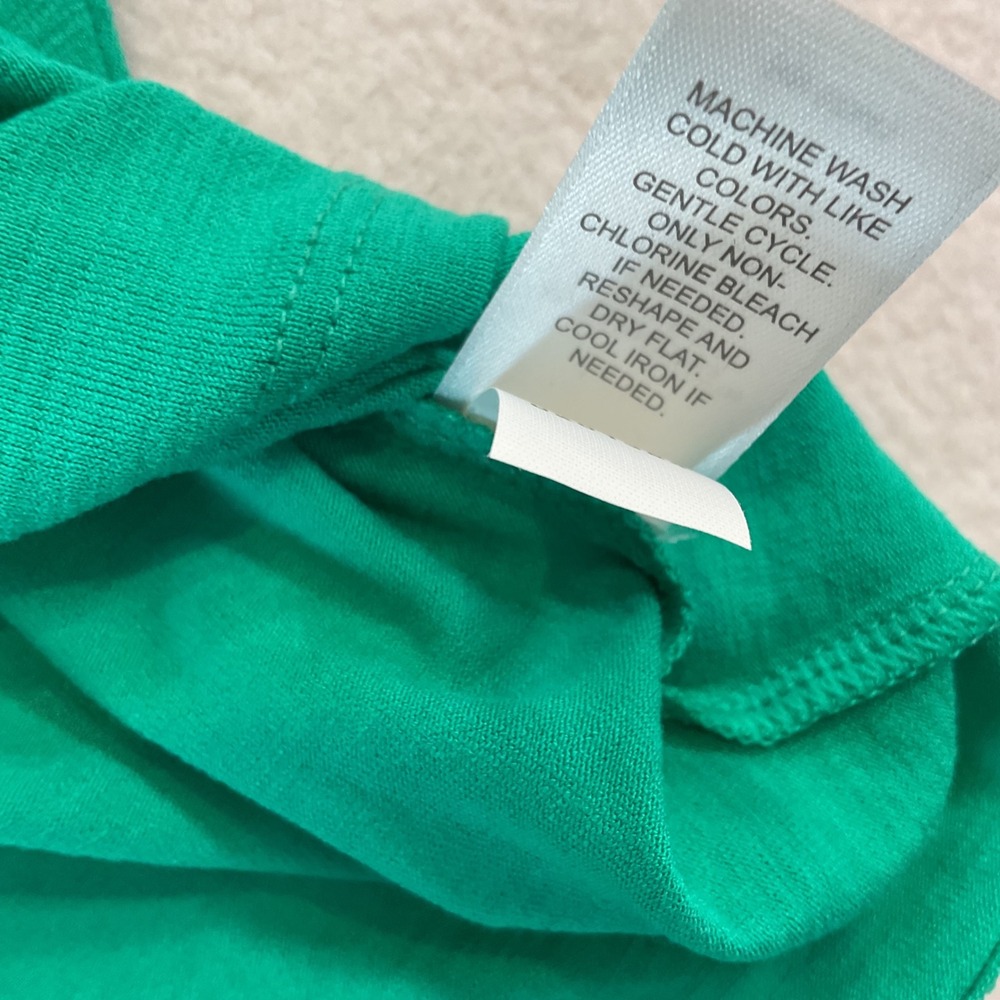 J.Jill Wearever Bright Jade Green Dolman Sleeve Scoop Neck Top NEW Small - Picture 7 of 10